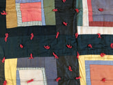Quilt vintage ‘All squared up' - abigailheche
